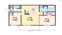 ルーセント伏見稲荷間取り図面