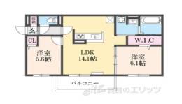 ルーセント伏見稲荷間取り図面