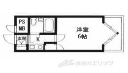 ライオンズマンション京都三条第２間取り図面