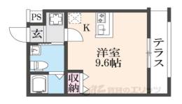 フラッティ北山２間取り図面