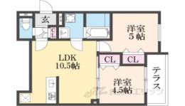 ラモーナ東山町１間取り図面