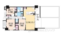 プレサンスロジェ京都西大路間取り図面