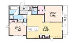Ｍａｉｓｏｎ　Ｌｏｔｕｓ　Ｔｏｊｉ間取り図面