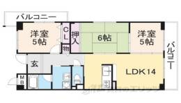 カーサー立花間取り図面
