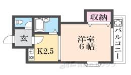 リバーサイド瓢箪山間取り図面