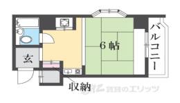 エクレーヌ御池間取り図面