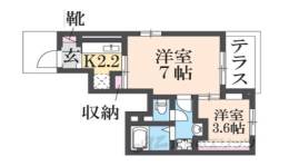 コート向田間取り図面
