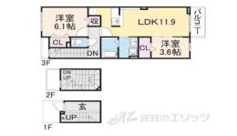 ディアコート口酒井弐番館間取り図面