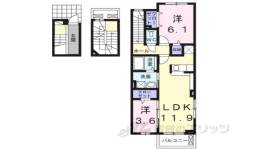 ディアコート口酒井参番館間取り図面