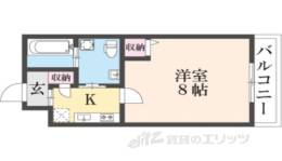 GLADVIS二条式部間取り図面