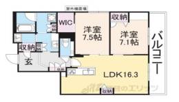 グランメゾン御所南間取り図面