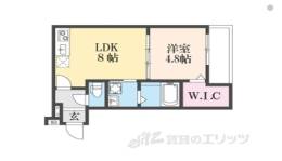 フジパレス瓜生堂１番館間取り図面