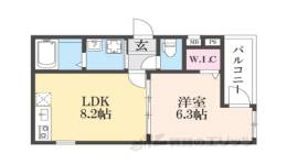 フジパレス瓜生堂５番館間取り図面
