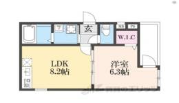 フジパレス瓜生堂５番館間取り図面