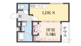 フジパレス瓜生堂Ⅵ番館間取り図面