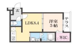 フジパレス瓜生堂Ⅵ番館間取り図面