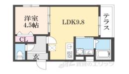 フジパレス瓜生堂Ⅵ番館間取り図面