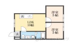 南花ノ坊ハイツ間取り図面