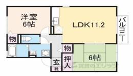 シャルムフルーレＡ棟間取り図面
