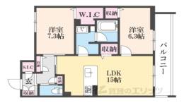 レジデンス三条宮前間取り図面