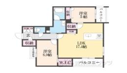 レジデンス三条宮前間取り図面