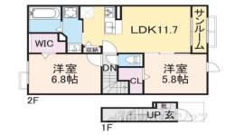 クラーヴォＳ間取り図面