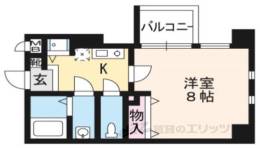 アスヴェル京都二条烏丸間取り図面