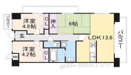 K-CITY桂川１番館間取り図面