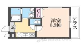 フジパレス阪急園田ＷＥＳＴ３番館間取り図面