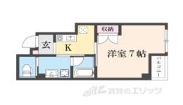 サンモールコート九条間取り図面