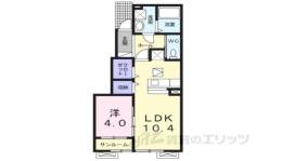 ソレイユ高屋B間取り図面