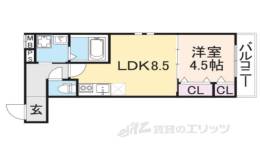 フジパレス瓢箪山間取り図面