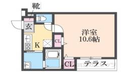 フジパレス河内花園２番館間取り図面