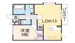 ラ・カーサ大池R棟間取り図面