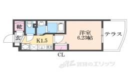 Ｌｕｘｅ布施南２間取り図面