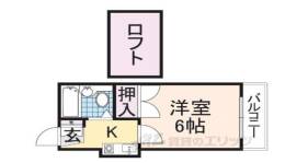 瓢箪山第7マンション間取り図面