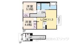 シャーメゾン稲田本町間取り図面