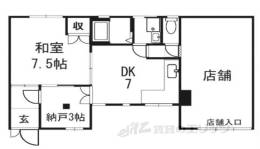 きみハウス1階テナント間取り図面