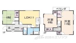 貸家間取り図面