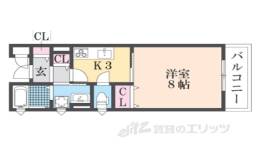 クリエオーレ近江堂間取り図面