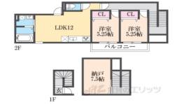 ＢｅｌｌｅＬｅａｄ御所東間取り図面
