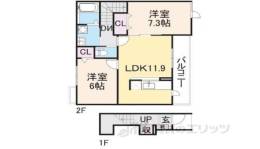 グラン　ジェルメ２間取り図面