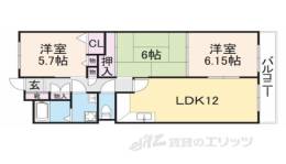 プレミールソシア間取り図面