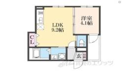 S COURT西大路間取り図面