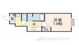 ヴェルデュールＴｏｍａｔｓｕ間取り図面