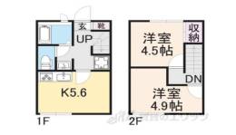 レオパレス枚岡ヒルズ間取り図面