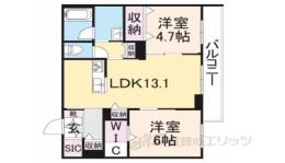 シャーメゾン新上小阪間取り図面