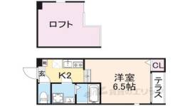 ハーモニーテラス深草東伊達町間取り図面
