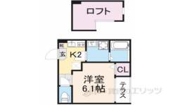 ハーモニーテラス深草東伊達町間取り図面