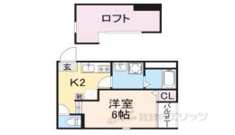 ハーモニーテラス深草東伊達町間取り図面